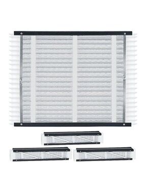 4 PK VEVOR 20x25x4 Air Filter MERV 11 Electrostatic Pleated HVAC Furnace Filters